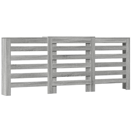Vidaxx-Heizkörperverkleidung 205 x 21,5 x 83,5 cm, Holzwerkstoff Sonoma-Eiche grau