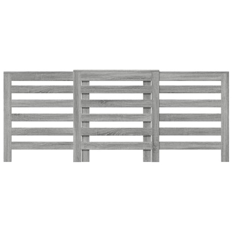 Vidaxx-Heizkörperverkleidung 205 x 21,5 x 83,5 cm, Holzwerkstoff Sonoma-Eiche grau