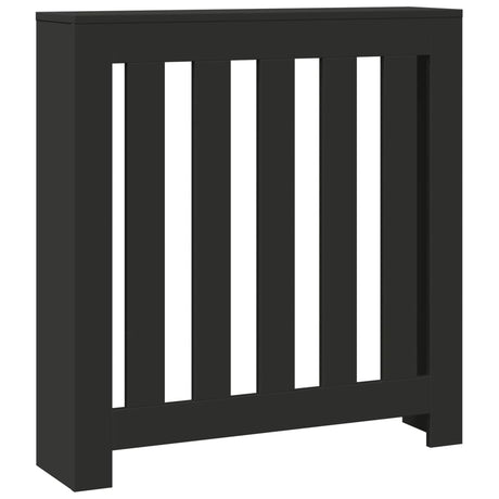 Vidaxx-Heizkörpergehäuse 78x20x82 cm, lackiertes Holz schwarz
