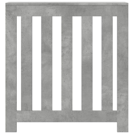 Vidaxx Heizkörperverkleidung 78x20x82 cm Holzwerkstoff Betongrau