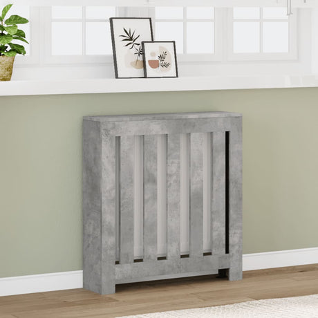 Vidaxx Heizkörperverkleidung 78x20x82 cm Holzwerkstoff Betongrau