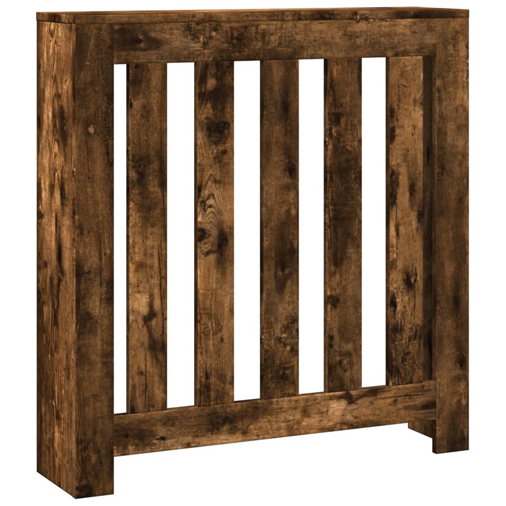 VidaXL Heizkörpergehäuse 78 x 20 x 82 cm, Holzwerkstoff, geräucherte Eiche