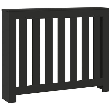 Vidaxx Heizkörpergehäuse 104x20x82 cm, lackiertes Holz schwarz