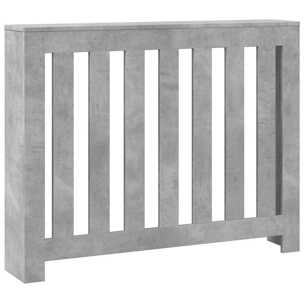 Vidaxx Heizkörperverkleidung 104x20x82 cm Holzwerkstoff Betongrau