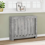 Vidaxx Heizkörperverkleidung 104x20x82 cm Holzwerkstoff Betongrau