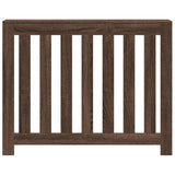 Vidaxx Heizkörperverkleidung 104x20x82 cm Holzwerkstoff, braune Eiche