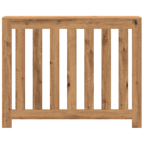Vidaxx-Heizkörpergehäuse 104 x 20 x 82 cm, handgefertigtes Holz, handwerkliche Eichenfarbe