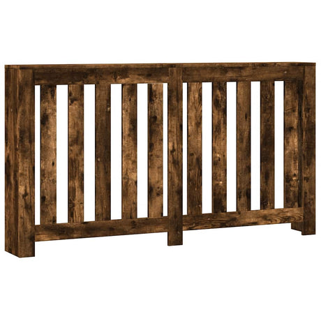VidaXL Heizkörpergehäuse 149 x 20 x 82 cm, Holzwerkstoff, geräucherte Eiche