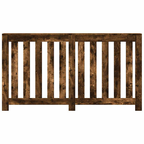 VidaXL Heizkörpergehäuse 149 x 20 x 82 cm, Holzwerkstoff, geräucherte Eiche