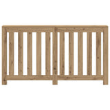 Vidaxx-Heizkörpergehäuse 149 x 20 x 82 cm, handgefertigtes Holz, handwerkliche Eichenfarbe