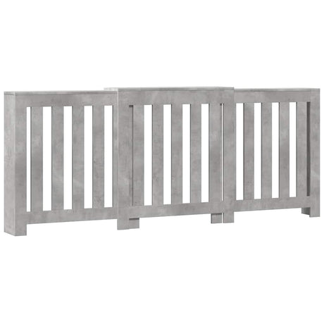 Vidaxx Heizkörperumbau 205x21,5x83,5 cm Holzwerkstoff Betongrau