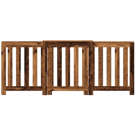 Vidaxx Heizkörperumbau 205x21,5x83,5 cm Holzwerkstoff, Altholz