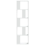 Vidaxl boekenkast 5-laags 45x23,5x162,5 cm bewerkt hout wit