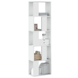 Vidaxl boekenkast 5-laags 45x23,5x162,5 cm bewerkt hout wit