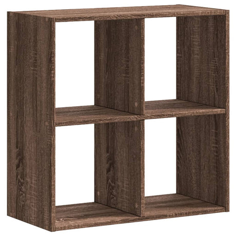 Vidaxl boekenkast 68,5x32x68,5 cm bewerkt hout bruin eikenkleur