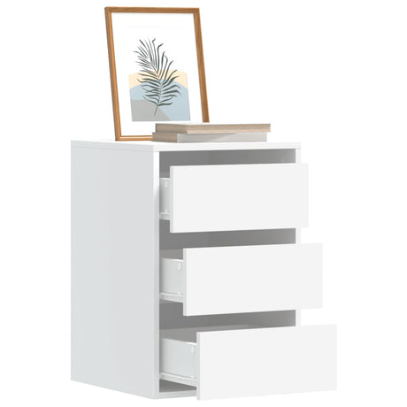 Vidaxl ladekast 40x41x58 cm bewerkt hout wit