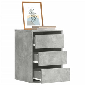 Vidaxl ladekast 40x41x58 cm bewerkt hout betongrijs