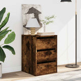 Vidaxl ladekast 40x41x58 cm bewerkt hout gerookt eikenkleurig