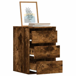 Vidaxl ladekast 40x41x58 cm bewerkt hout gerookt eikenkleurig