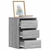Vidaxl ladekast 40x41x58 cm bewerkt hout grijs sonoma eikenkleurig