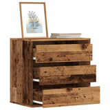 Vidaxl ladekast 60x41x58 cm bewerkt hout oud houtkleurig