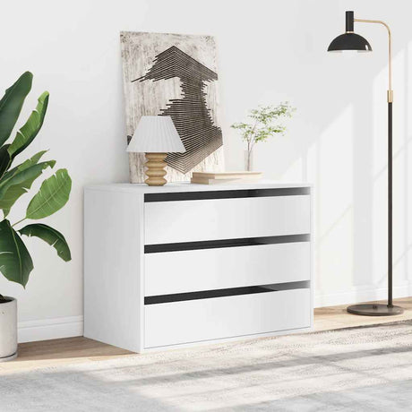 Vidaxl ladekast 80x41x58 cm bewerkt hout wit