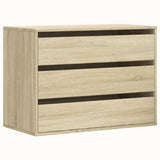 Vidaxl ladekast 80x41x58 cm bewerkt hout sonoma eikenkleurig