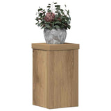 Vidaxx Pflanzenständer 2 Stück 10x10x18 cm Holz handgefertigte Eiche