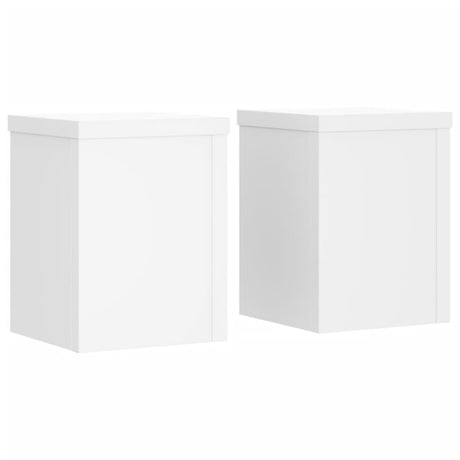 Vidaxx Pflanzenständer 2 Stück 15x15x20 cm Holzwerkstoff weiß