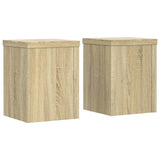 Vidaxx Pflanzenständer 2 Stück 15x15x20 cm Holzwerkstoff Sonoma-Eiche