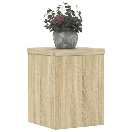 Vidaxx Pflanzenständer 2 Stück 15x15x20 cm Holzwerkstoff Sonoma-Eiche
