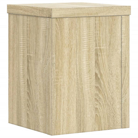 Vidaxx Pflanzenständer 2 Stück 15x15x20 cm Holzwerkstoff Sonoma-Eiche