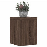 Vidaxx Pflanzenständer 2 Stück 15x15x20 cm Holzwerkstoff braune Eiche
