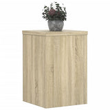 VidaXL Pflanzenständer, 2 Stück, 20 x 20 x 30 cm, Holzwerkstoff, Sonoma-Eiche