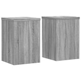 VidaXL Pflanzenständer 2 Stk. 20 x 20 x 30 cm, technisches Holz, Sonomagrau