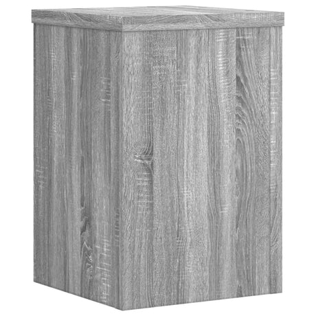 VidaXL Pflanzenständer 2 Stk. 20 x 20 x 30 cm, technisches Holz, Sonomagrau