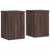 Vidaxx Pflanzenständer 2 Stück 20x20x30 cm Holzwerkstoff braune Eiche