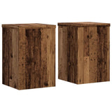 Vidaxx Pflanzenständer 2 Stück 20x20x30 cm behandeltes Holz, altholzfarben