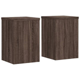 Vidaxx Pflanzenständer 2 Stück 25x25x35 cm Holzwerkstoff braune Eiche