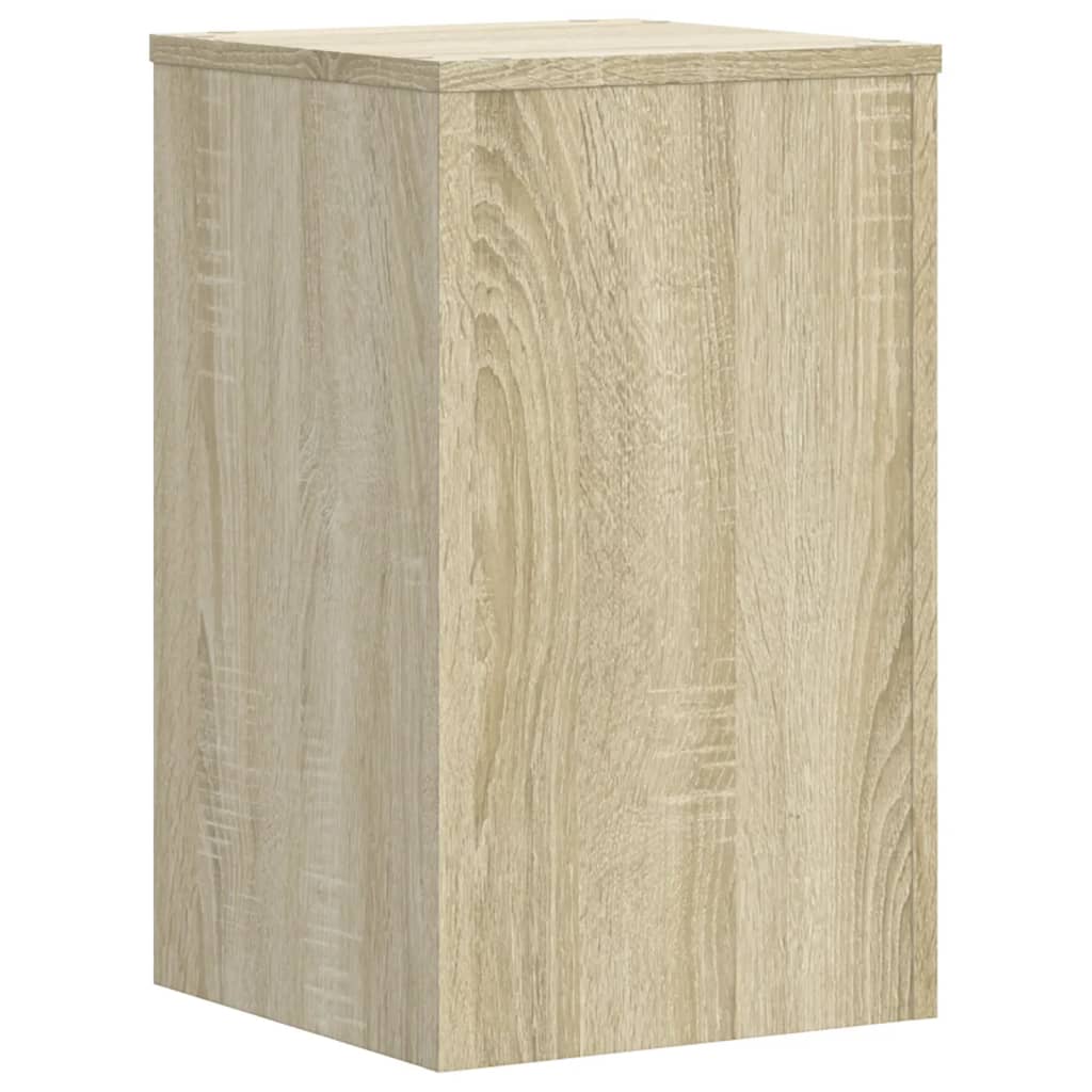 VidaXL Pflanzenständer, 2 Stück, 30 x 30 x 50 cm, Holzwerkstoff, Sonoma-Eiche