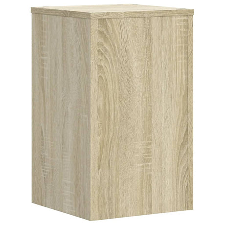 VidaXL Pflanzenständer, 2 Stück, 30 x 30 x 50 cm, Holzwerkstoff, Sonoma-Eiche