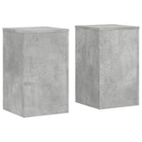 Vidaxx Pflanzenständer 2 Stück 30x30x50 cm Holzwerkstoff Betongrau
