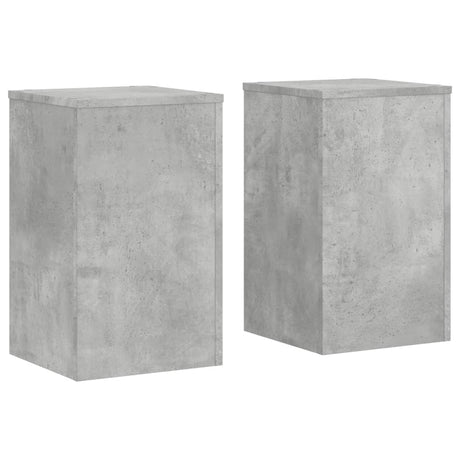 Vidaxx Pflanzenständer 2 Stück 30x30x50 cm Holzwerkstoff Betongrau
