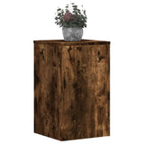 Vidaxx Pflanzenständer 2 Stück 30x30x50 cm verarbeitetes Holz geräucherte Eiche