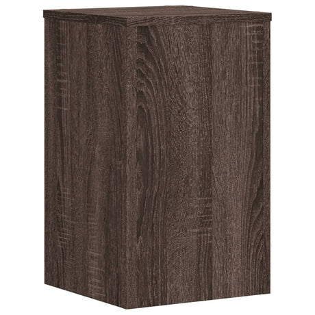 Vidaxx Pflanzenständer 2 Stück 30x30x50 cm Holzwerkstoff braune Eiche
