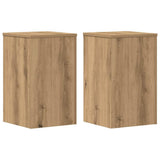 Vidaxx Pflanzenständer 2 Stück 30x30x50 cm Holz handwerkliche Eiche