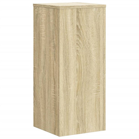 VidaXL Pflanzenständer, 2 Stück, 30 x 30 x 70 cm, Holzwerkstoff, Sonoma-Eiche