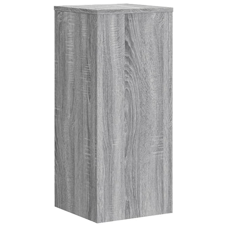 Vidaxx Pflanzenständer 2 Stück 30x30x70 cm Holzwerkstoff Sonoma grau