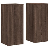 Vidaxx Pflanzenständer 2 Stück 30x30x70 cm Holzwerkstoff braune Eiche