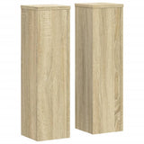 Vidaxx Pflanzenständer 2 Stück 17x17x60 cm Holzwerkstoff Sonoma-Eiche